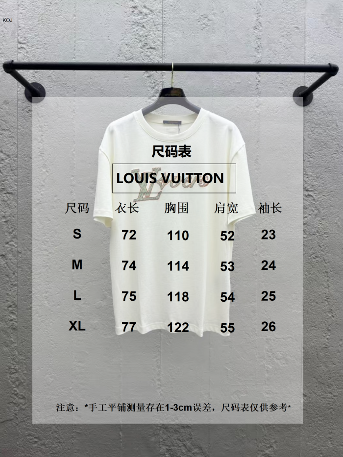 L*ouis V*uitton  T-shirt Top Quality X.C 20250519-93