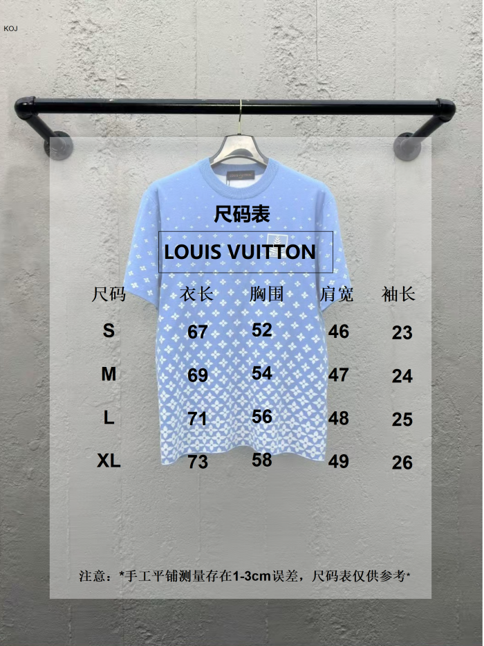 L*ouis V*uitton  T-shirt Top Quality X.C 20250519-75