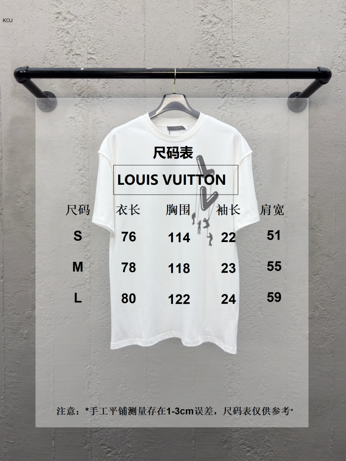 L*ouis V*uitton  T-shirt Top Quality X.C 20250519-86