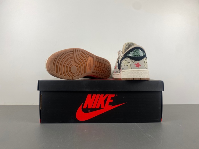 Air Jordan 1 Retro Low OG Rui Hachimura Oatmeal  HV8293-100