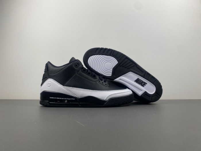 Air Jordan 3 Retro Fragment Black White DA3595-100