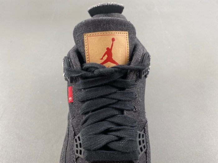 Air Jordan 4 Retro Levi's Black  AO2571 001