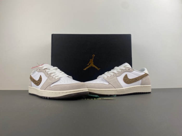 Jordan 1 Retro Low Golf Light Orewood Elephant DD9315-116