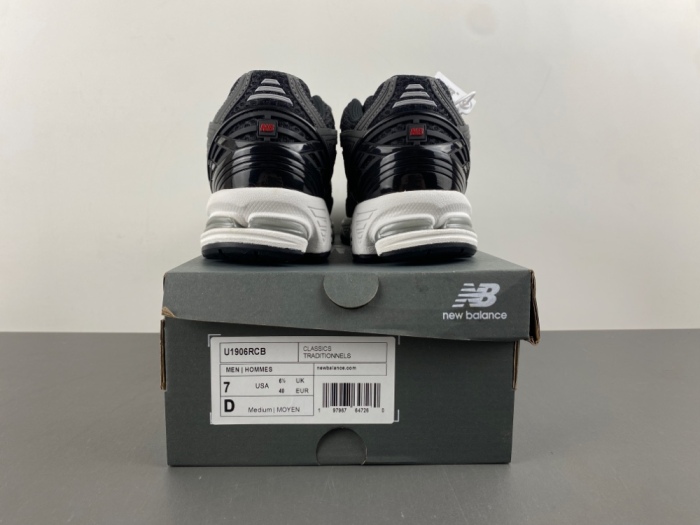 New Balance 1906R Black Team Red Castlerock  U1906RCB