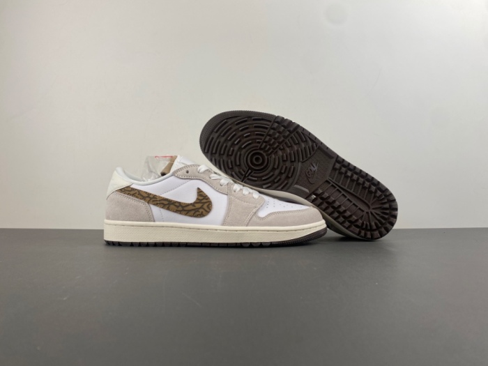 Jordan 1 Retro Low Golf Light Orewood Elephant DD9315-116