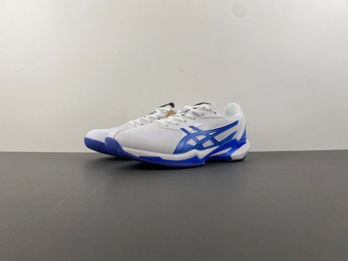 ASICS Solution Speed FF 3 White Tuna Blue  1041A438-100