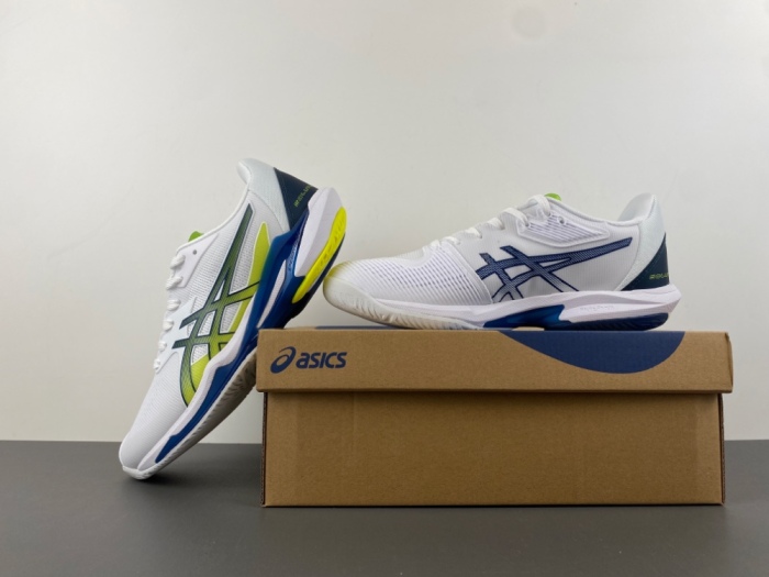 ASICS Solution Speed FF 3 White Mako Blue 1041A438-102