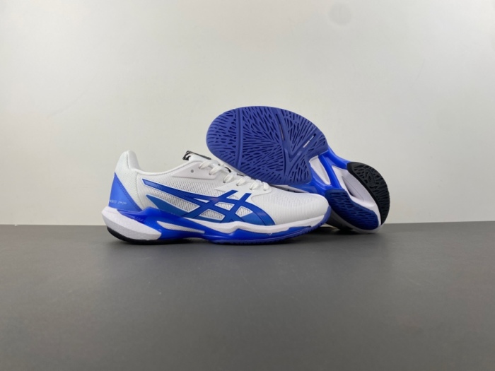 ASICS Solution Speed FF 3 White Tuna Blue  1041A438-100