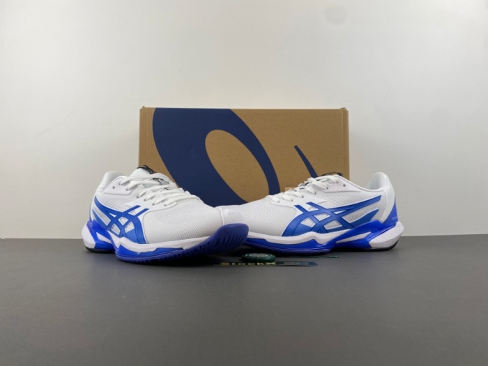 ASICS Solution Speed FF 3 White Tuna Blue  1041A438-100
