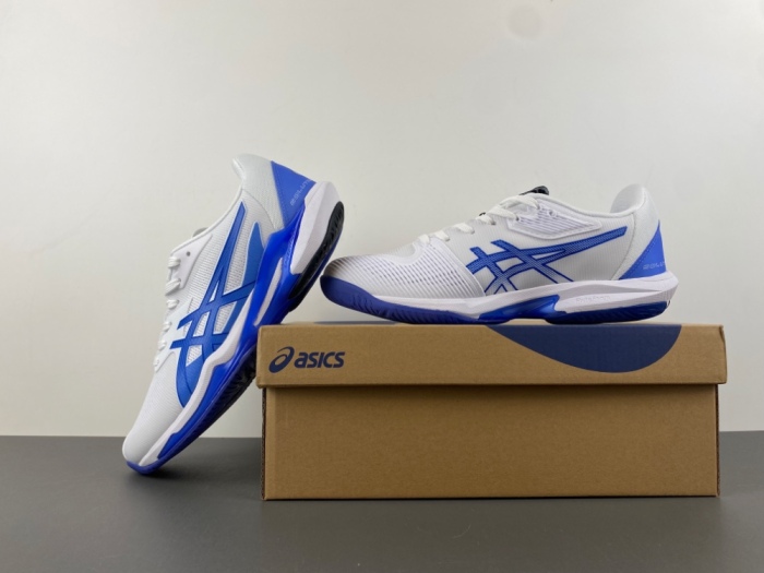 ASICS Solution Speed FF 3 White Tuna Blue  1041A438-100