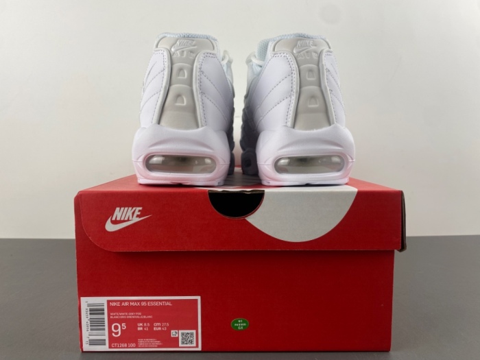 Air Max 95 Essential White Grey Fog  CT1268-100