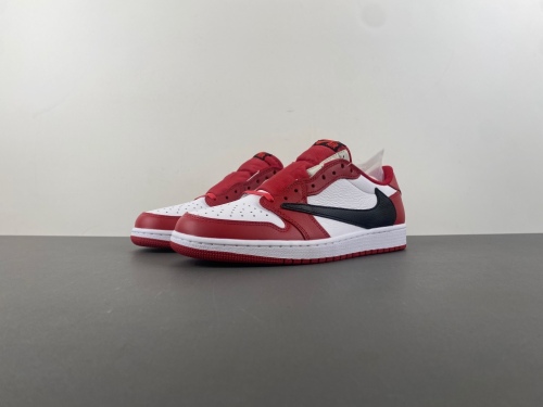 Air Jordan 1 Retro Low OG SP Travis Scott Red White DM7866-101