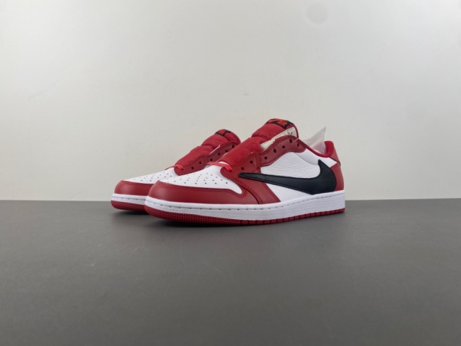 Air Jordan 1 Retro Low OG SP Travis Scott Red White DM7866-101