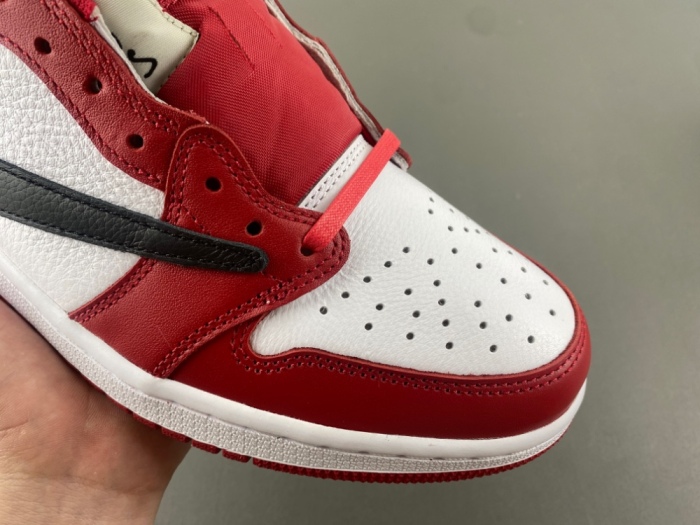 Air Jordan 1 Retro Low OG SP Travis Scott Red White DM7866-101