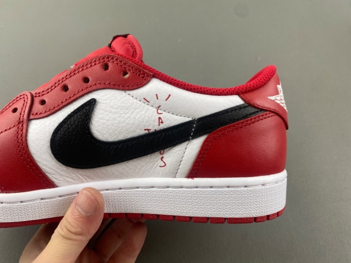 Air Jordan 1 Retro Low OG SP Travis Scott Red White DM7866-101