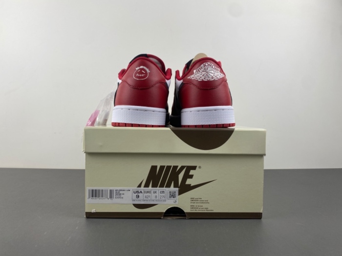 Air Jordan 1 Retro Low OG SP Travis Scott Red White DM7866-101