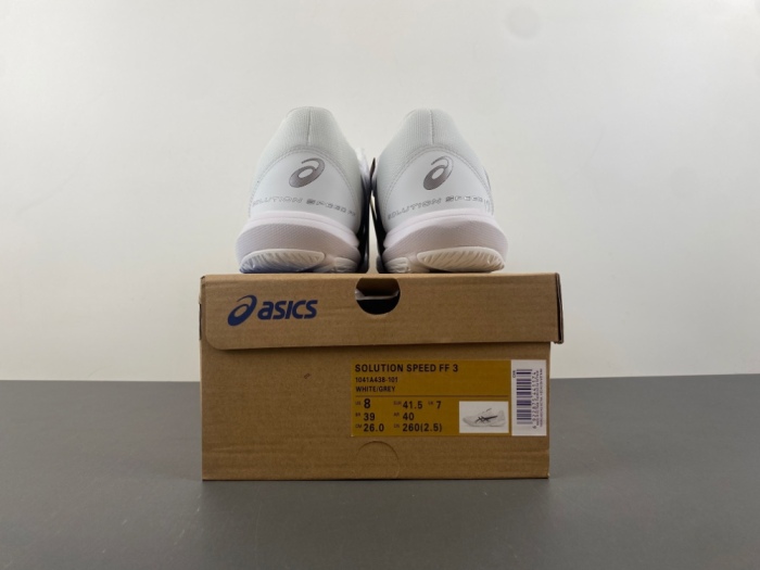 ASICS Solution Speed FF 3 White Black 1041A438-101