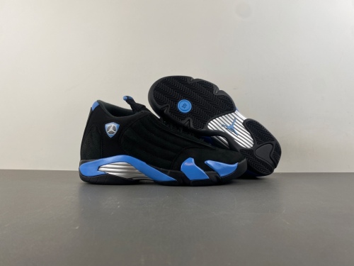 Air Jordan 14 Retro Black University Blue 487471-007