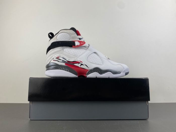 Air Jordan 8 Retro White True Red  305381-100