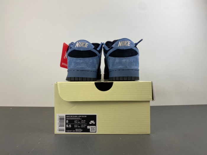 SB Dunk Low Supreme 94 Ocean Fog HQ8487-400