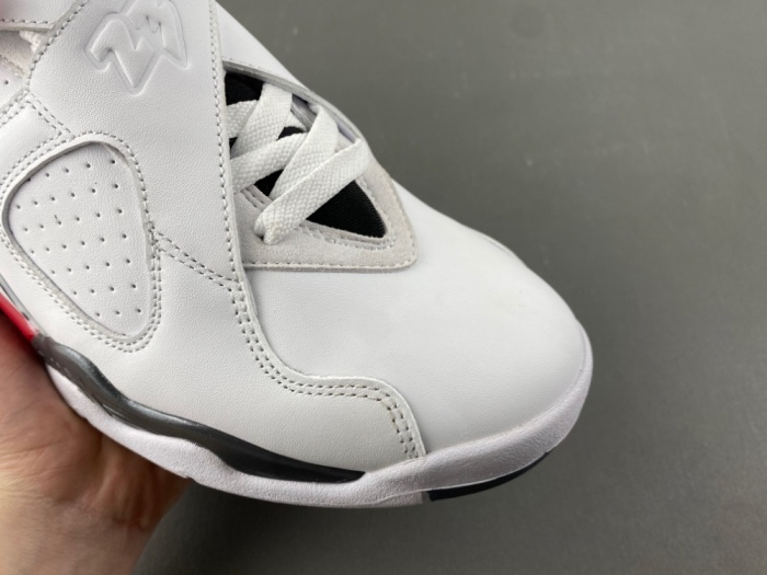 Air Jordan 8 Retro White True Red  305381-100