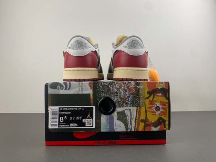 Air Jordan 1 Retro Low Union Los Angeles Black Toe