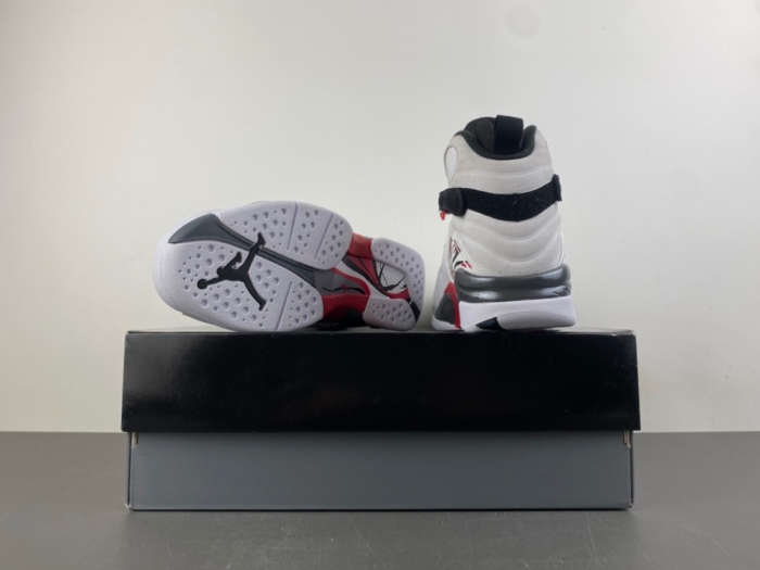 Air Jordan 8 Retro White True Red  305381-100