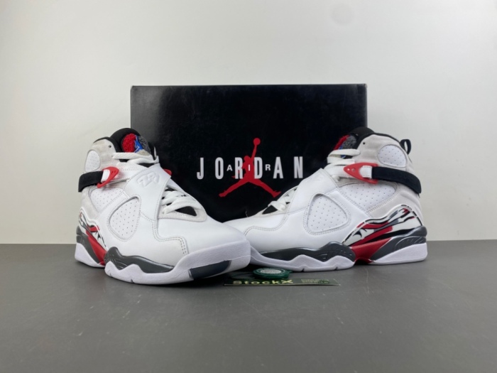 Air Jordan 8 Retro White True Red  305381-100