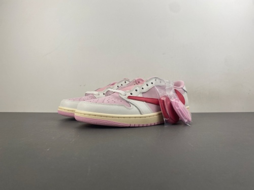Air Jordan 1 Retro Low OG SP Travis Scott Shy Pink IQ7604-100