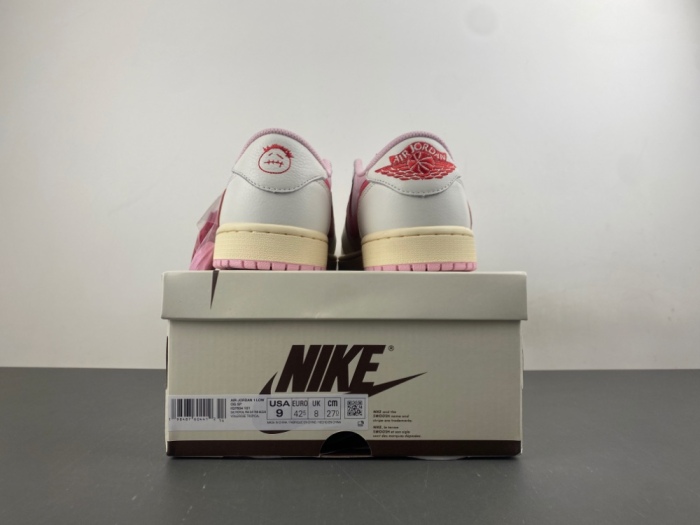 Air Jordan 1 Retro Low OG SP Travis Scott Shy Pink IQ7604-100