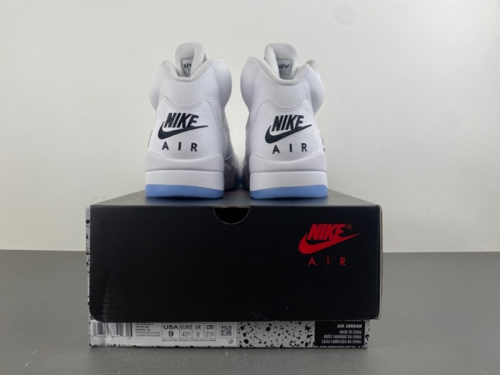 Air Jordan 5 Retro White Metallic  HQ7978-103