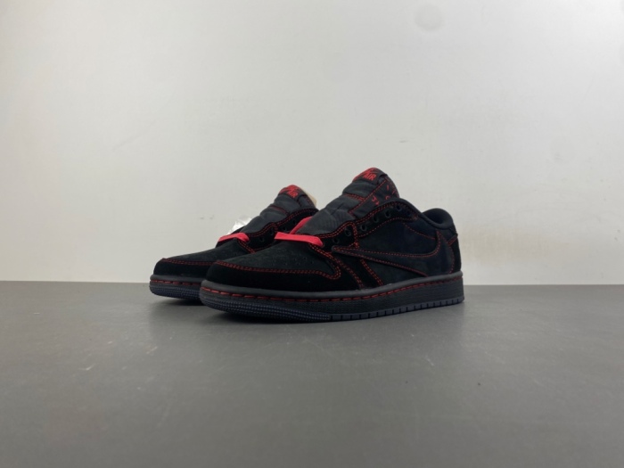 Air Jordan 1 Low Travis Scott Black red line DM7866-003