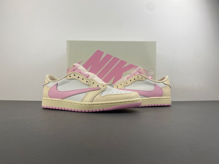 Air Jordan 1 Retro Low OG SP Travis Scott Shy Pink IQ7604-100