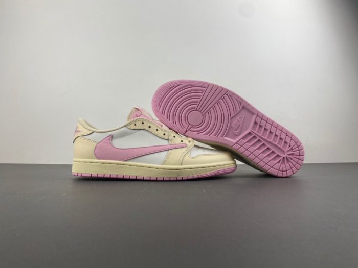Air Jordan 1 Retro Low OG SP Travis Scott Shy Pink IQ7604-100