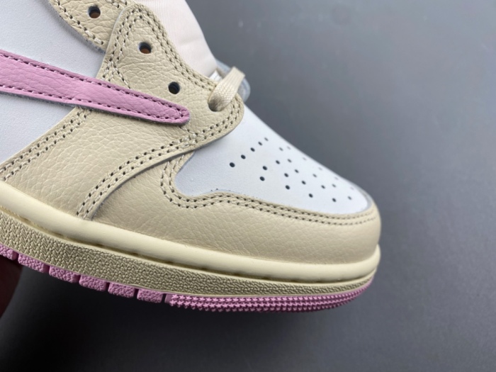 Air Jordan 1 Retro Low OG SP Travis Scott Shy Pink IQ7604-100