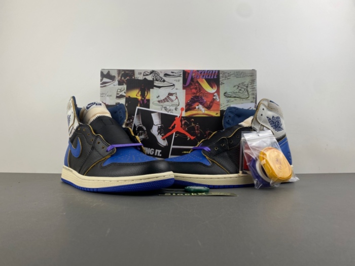 Air Jordan 1 Retro High OG SP Fragment x Union LA Sport Royal IO7847-001