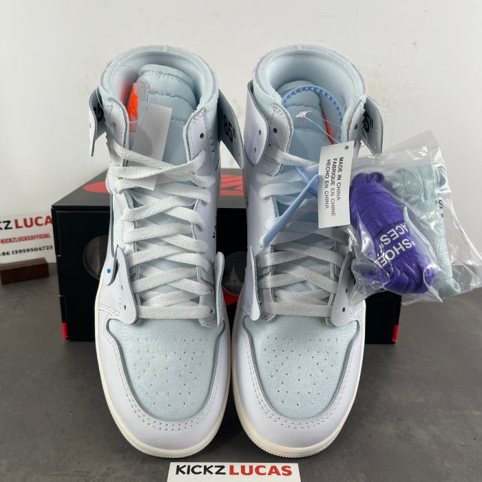 Air Jordan 1 Retro High Virgil Abloh Archive Alaska AA3834-100
