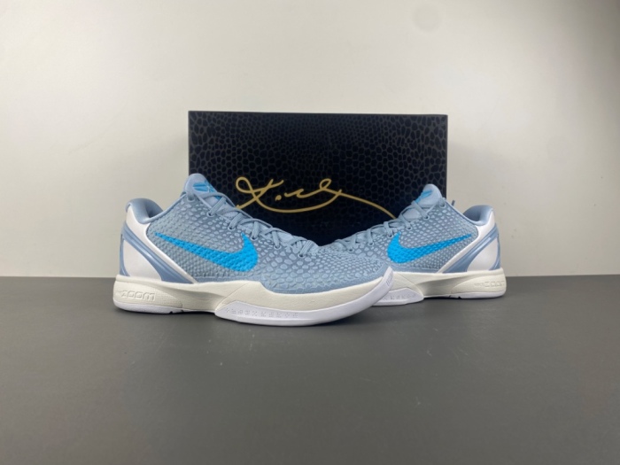 Caitlin Clark x Zoom Kobe 6 Protro Light Armory Blue IO3672-400