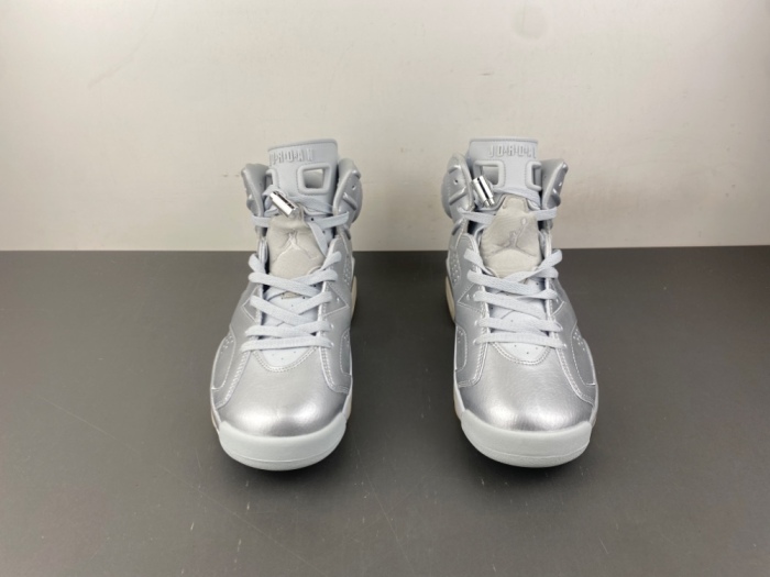 Air Jordan 6 Retro PSG Paris Saint-Germain Silver IQ5135-001