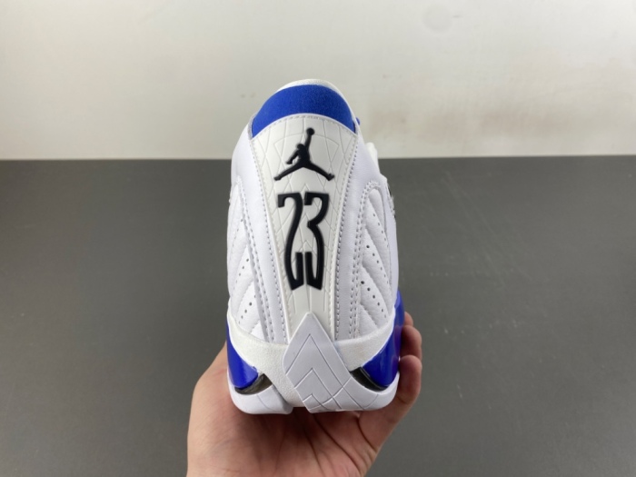Air Jordan 14 Retro White Hyper Royal 487471-104
