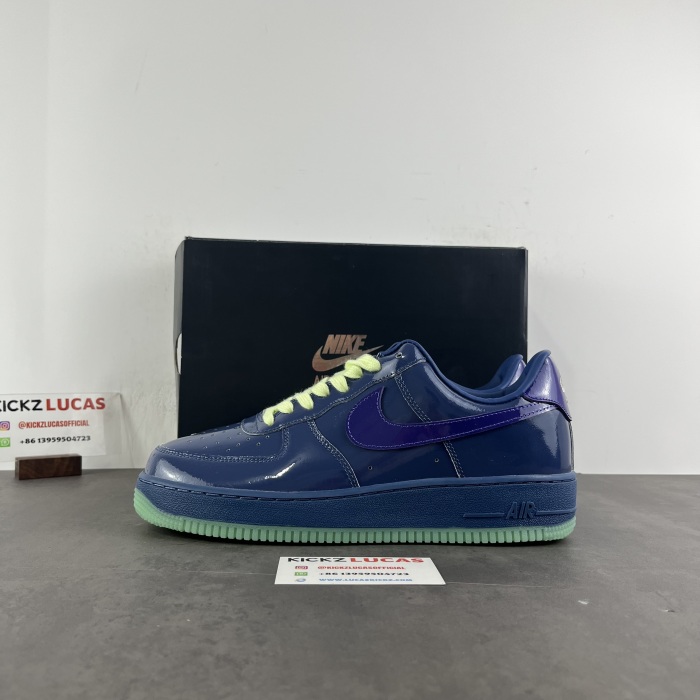 Air Force 1 Low Patent Leather Mystic Navy Grape Ice IO4489-400