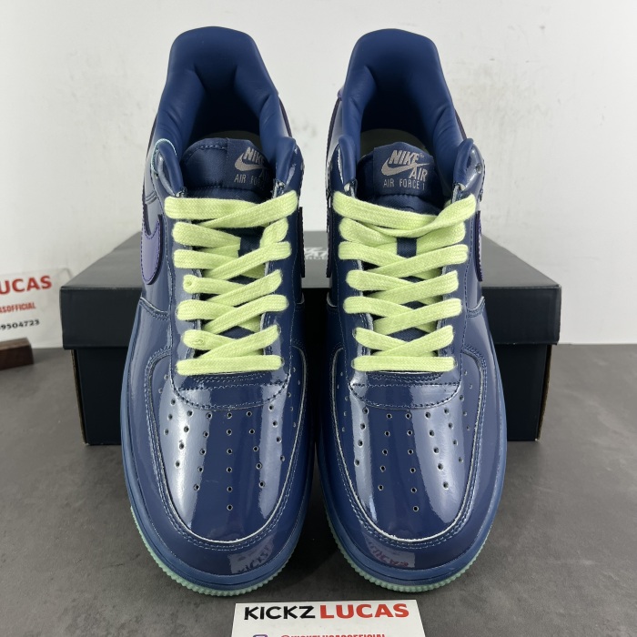 Air Force 1 Low Patent Leather Mystic Navy Grape Ice IO4489-400