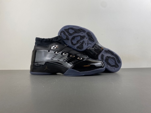 Air Jordan 17 Low Black Patent IV7640-001