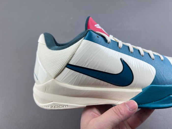 Kobe 5 Protro Caitlin Clark Coconut Milk Spruce  IZ1852-100