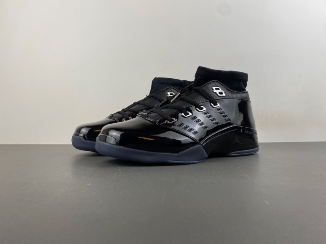 Air Jordan 17 Low Black Patent IV7640-001