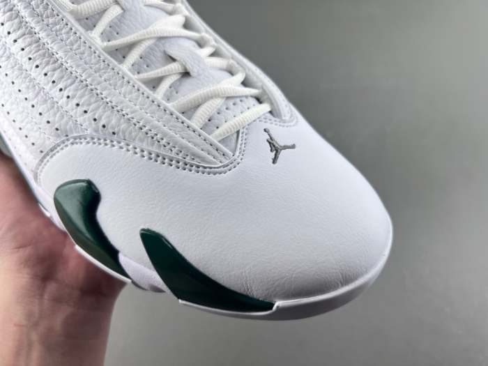 Air Jordan 14 Retro White Forest Green 311832-131