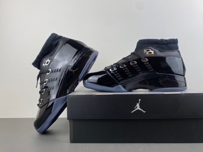 Air Jordan 17 Low Black Patent IV7640-001