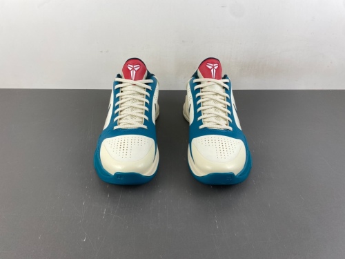 Kobe 5 Protro Caitlin Clark Coconut Milk Spruce  IZ1852-100