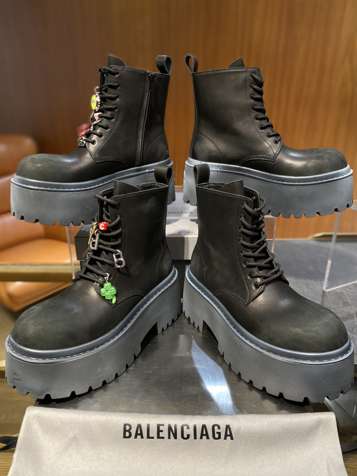 Men Women B*alenciaga Top Boots RR 2026086-34