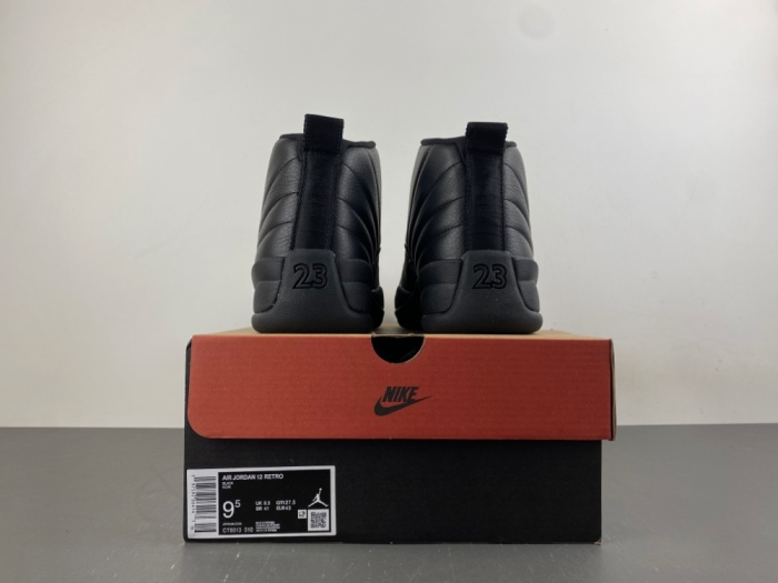 Air Jordan 12 Retro Winterized Triple Black BQ6851-001